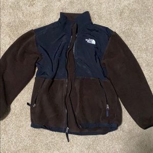 Boys North Face zip up fleece